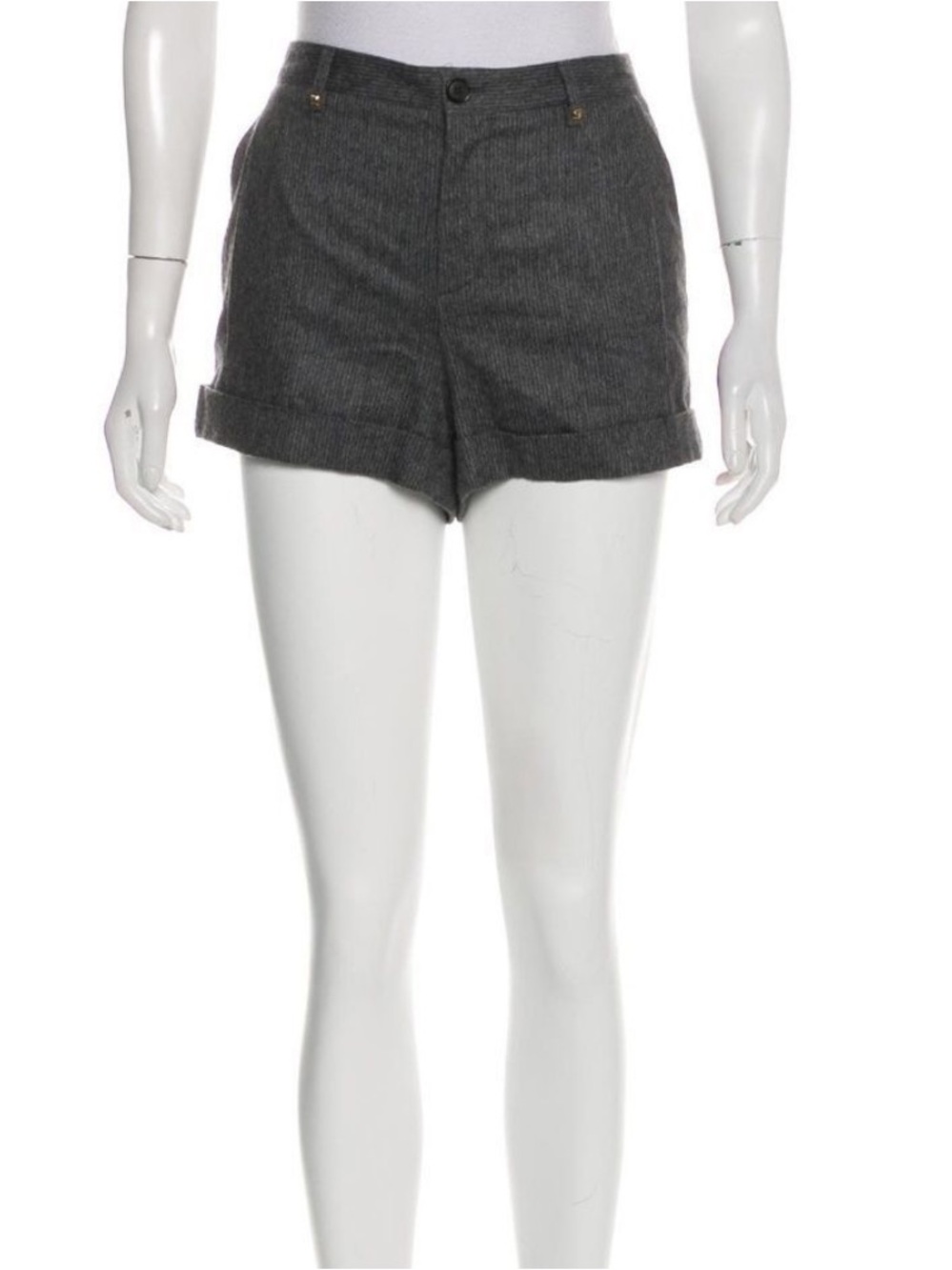 Gucci Charcoal Gray Tailored Women's Shorts